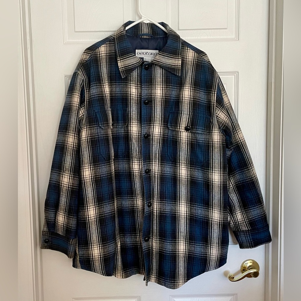 Vintage plaid coat